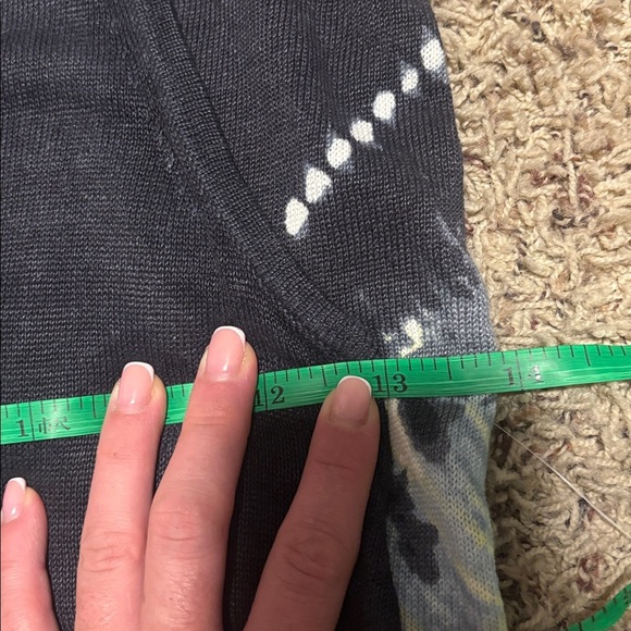 KINROSS LINEN TIE DYE PRINT DRESS IN ECLIPSE MULTI - Picture 5 of 5